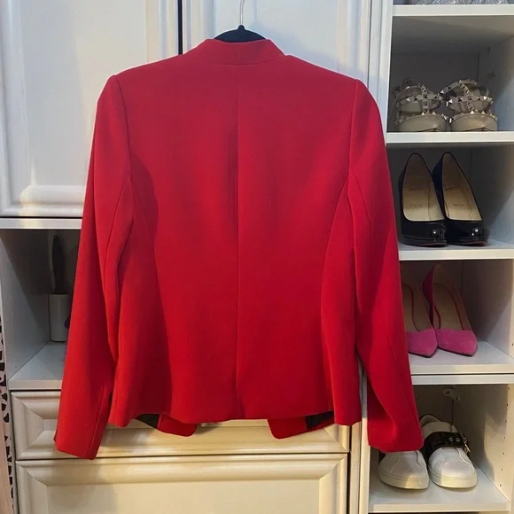 Banana Republic Vibrant Red Women's Blazer - Picture 3 of 3
